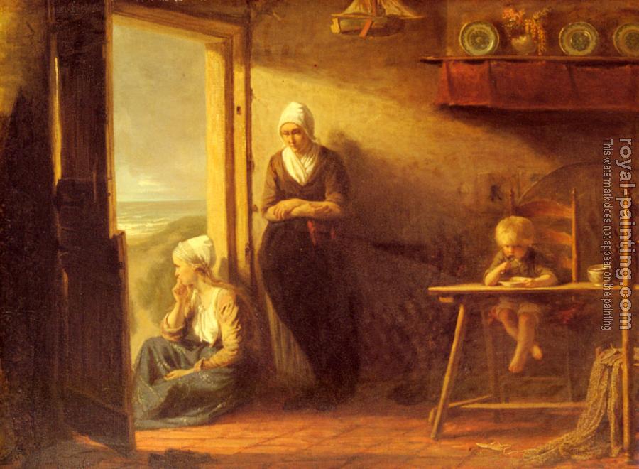 Jozef Israels : Awaiting The Fishermans Return Jozef Israels : Awaiting The Fishermans Return